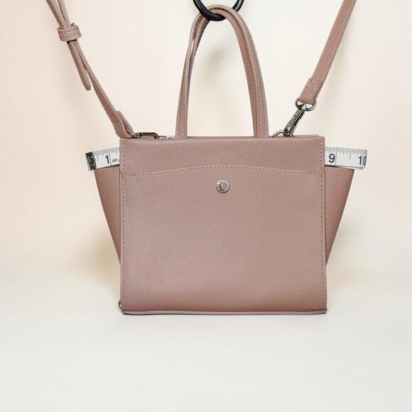 Steve Madden Handbags - Steve Madden Blush Pink Structured Satchel Crossbody NWOT lil Bag